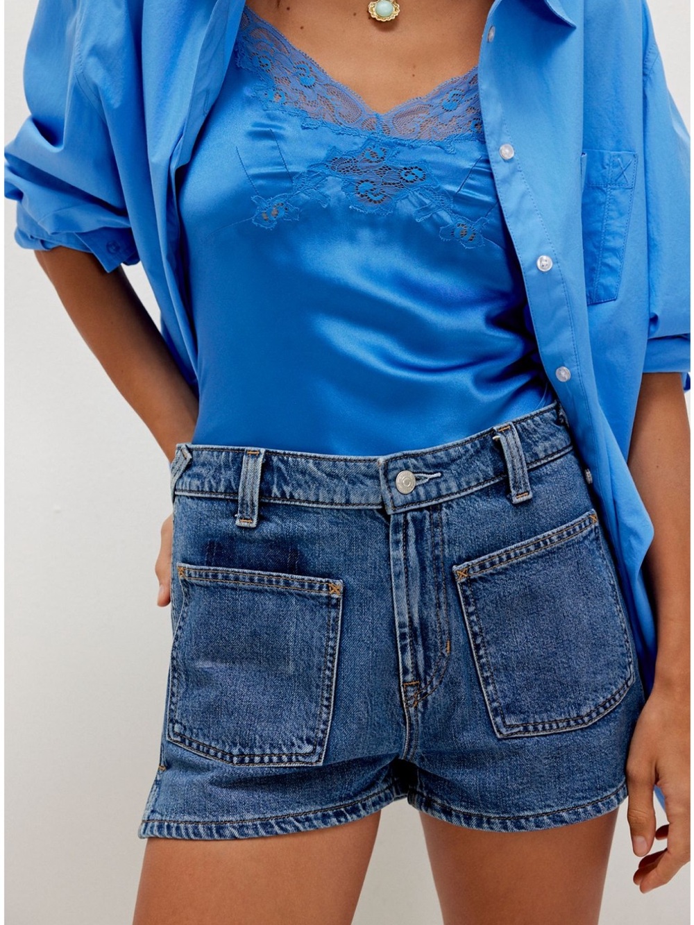 Free People Bettie Sailor Shorts - Vixen